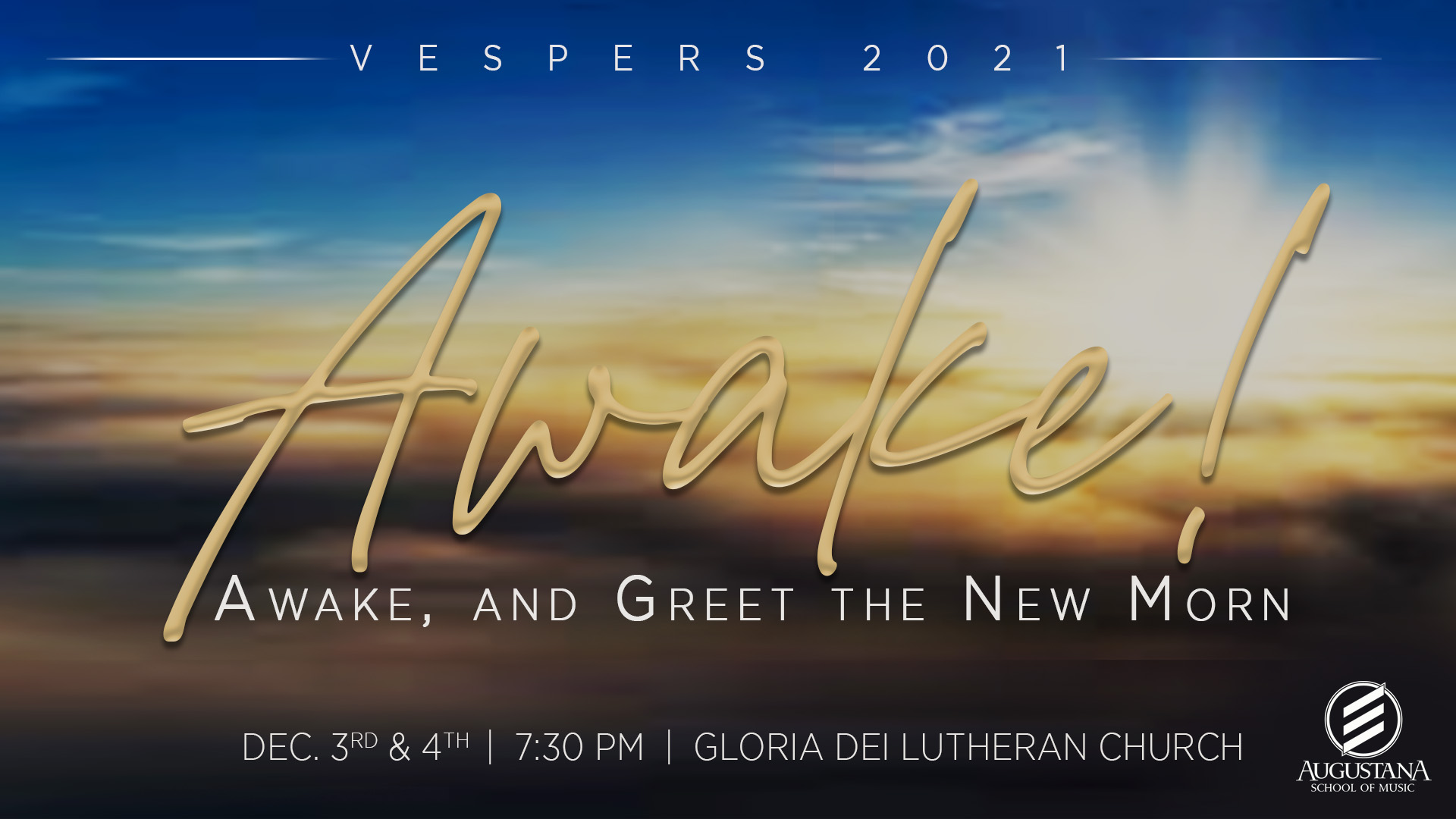 Augustana Christmas Vespers 2021 Augustana University